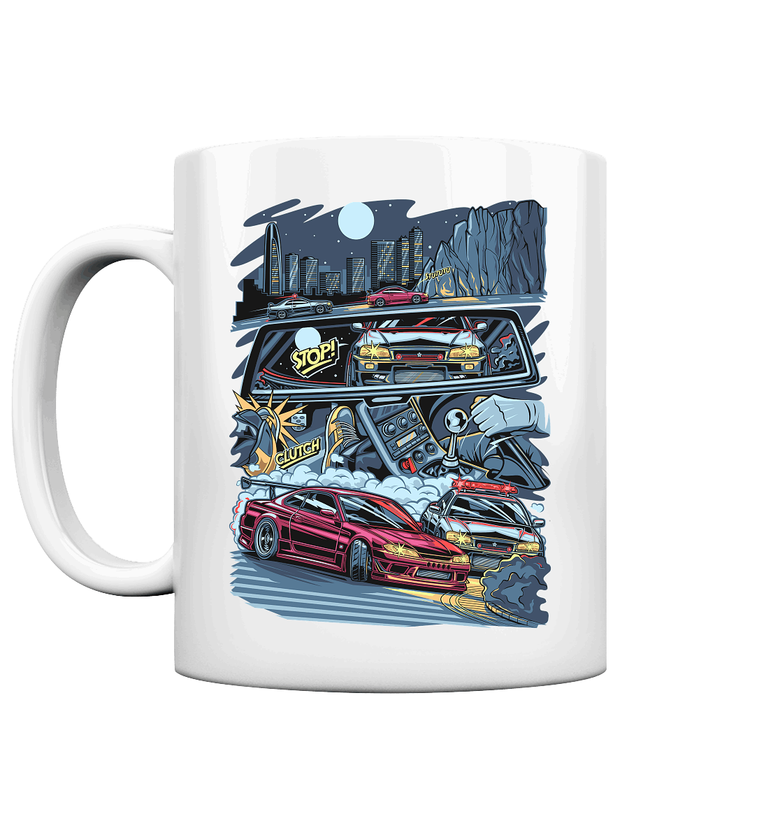 JDM4-Life Comic Pursuit - Tasse glossy