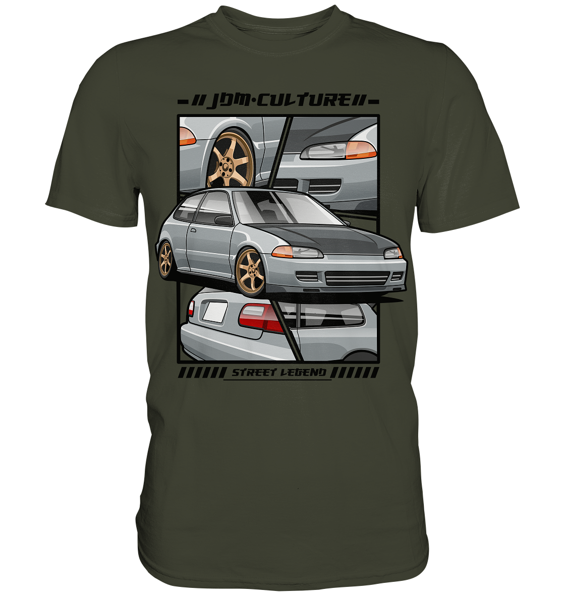 Civic EG Collage - Premium Shirt