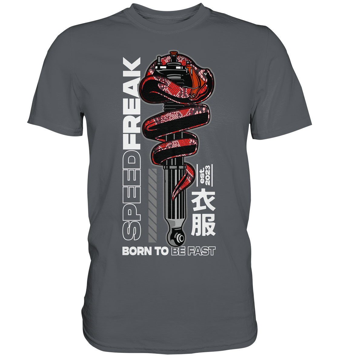 Coiled Static Snake - Premium Shirt
