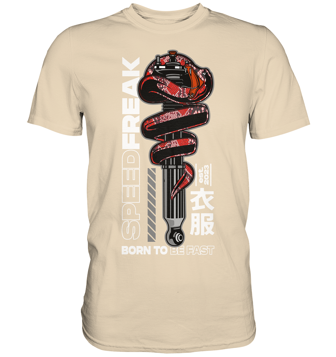 Coiled Static Snake - Premium Shirt
