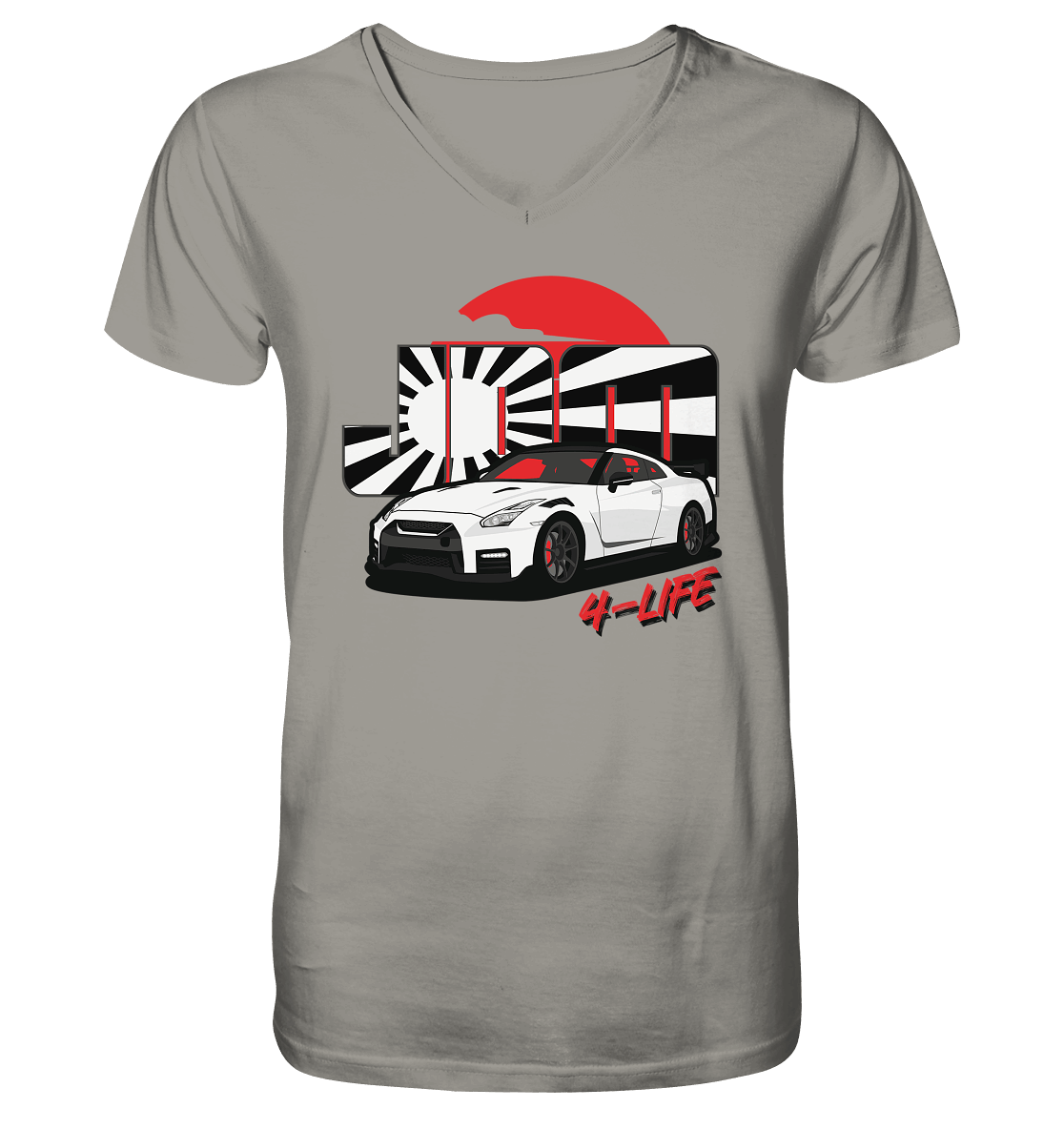 JDM4-Life R35 Merch - V-Neck Shirt