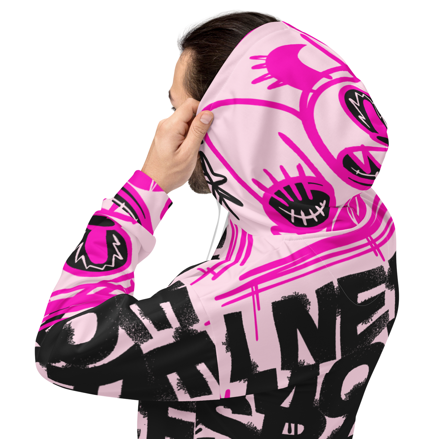 Unisex-Kapuzenpullover Allover Need more Space