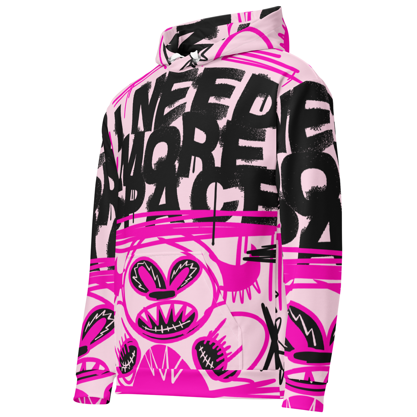 Unisex-Kapuzenpullover Allover Need more Space