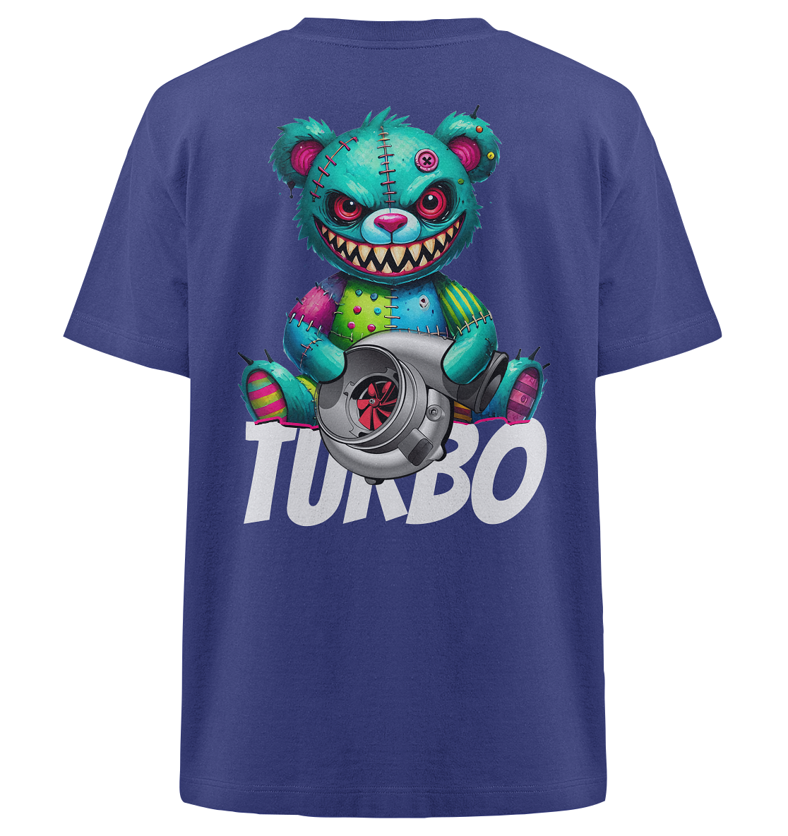 Zombie Turbo Teddy - Heavy Oversized Organic Shirt