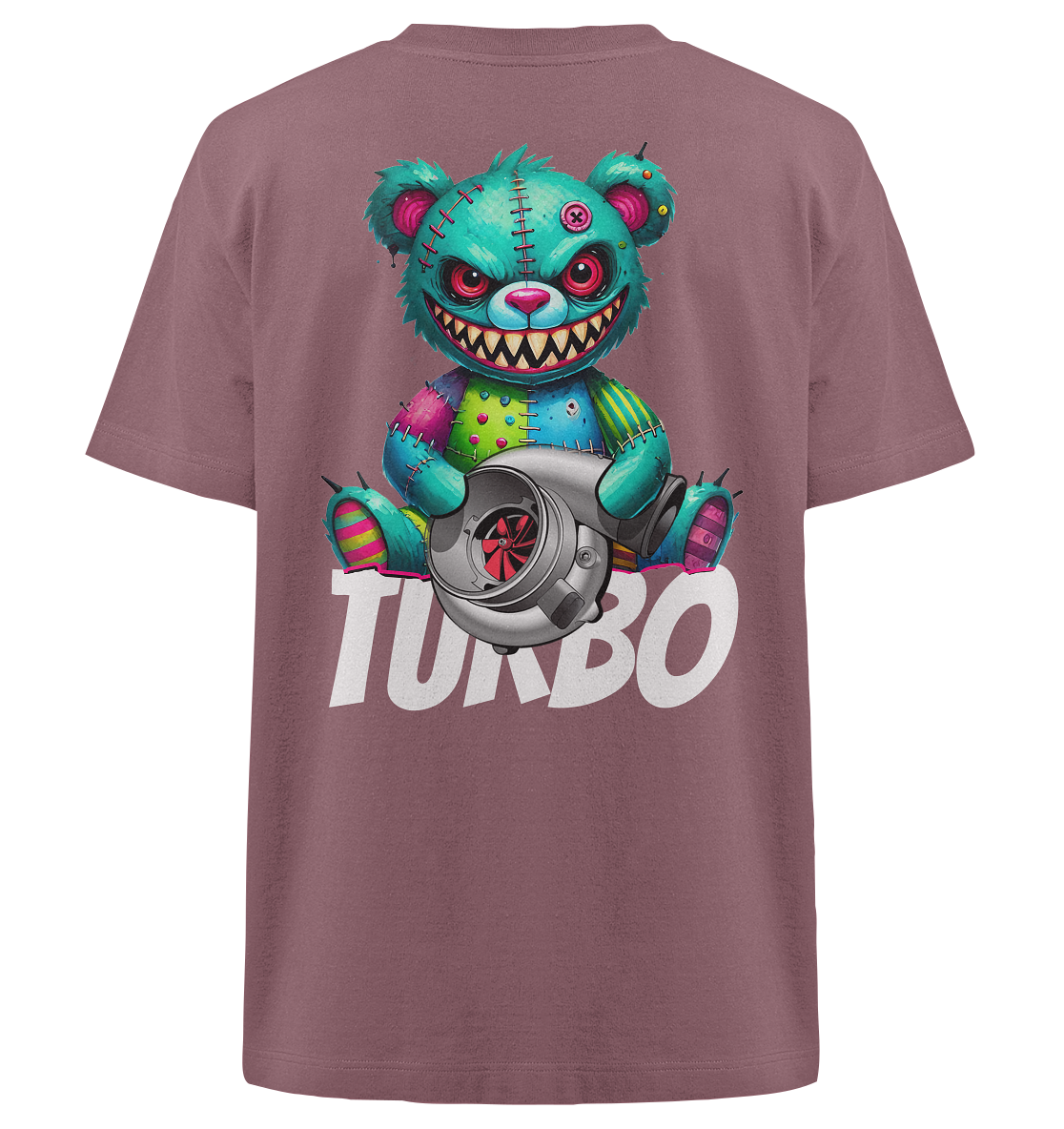 Zombie Turbo Teddy - Heavy Oversized Organic Shirt