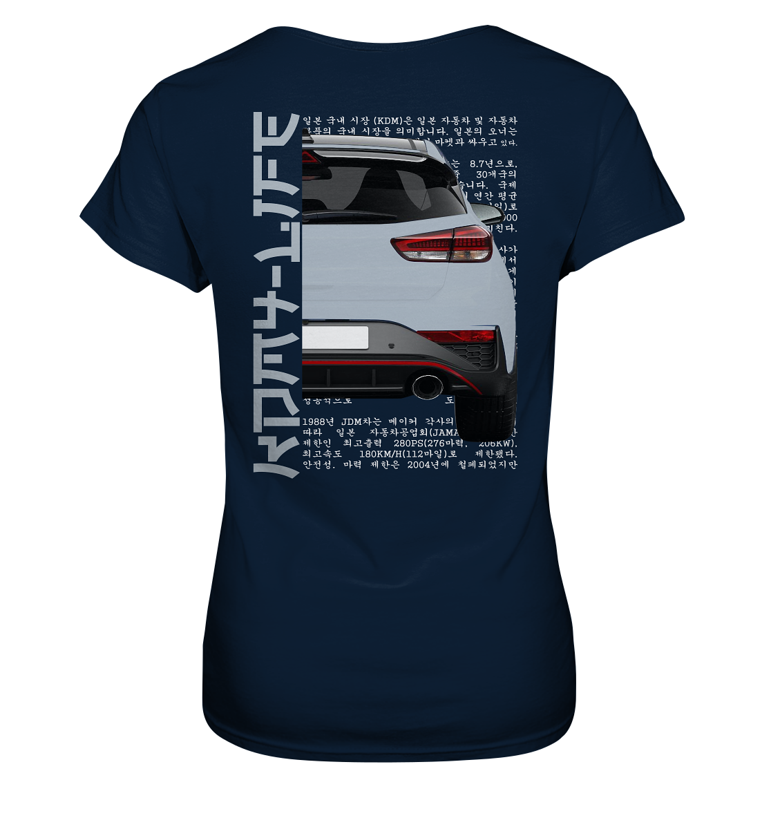 I30N Back Grey - Ladies Premium Shirt
