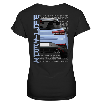 I30N Back Performance Blue - Ladies Premium Shirt