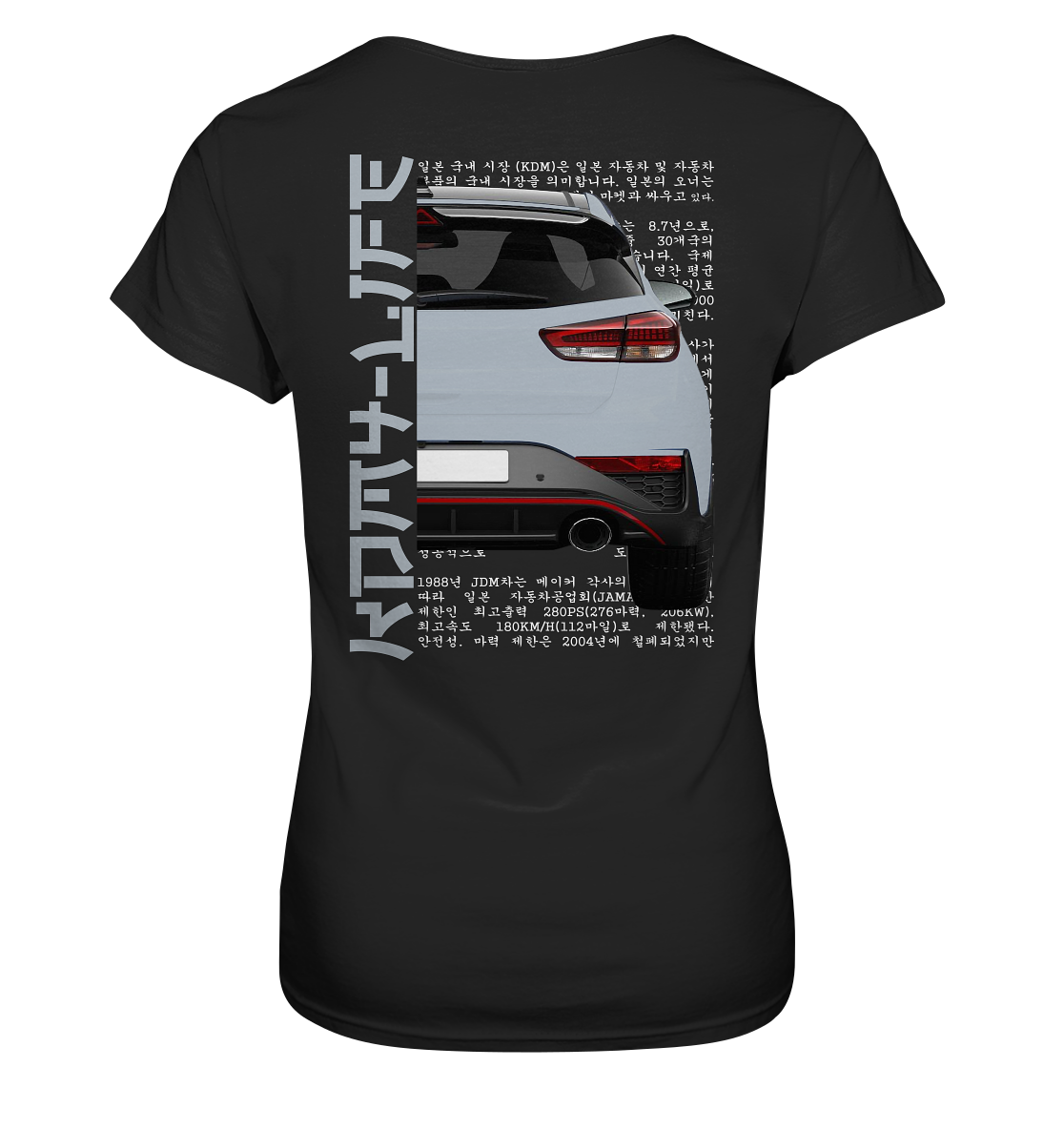 I30N Back Grey - Ladies Premium Shirt