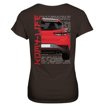 I30N Back Red - Ladies Premium Shirt