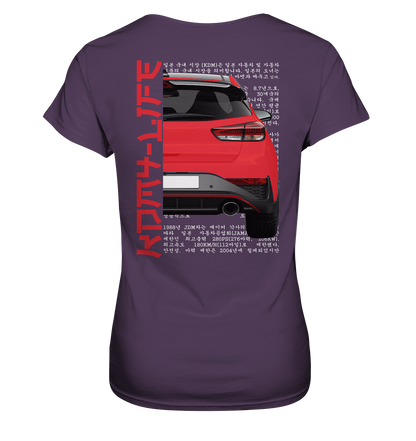 I30N Back Red - Ladies Premium Shirt