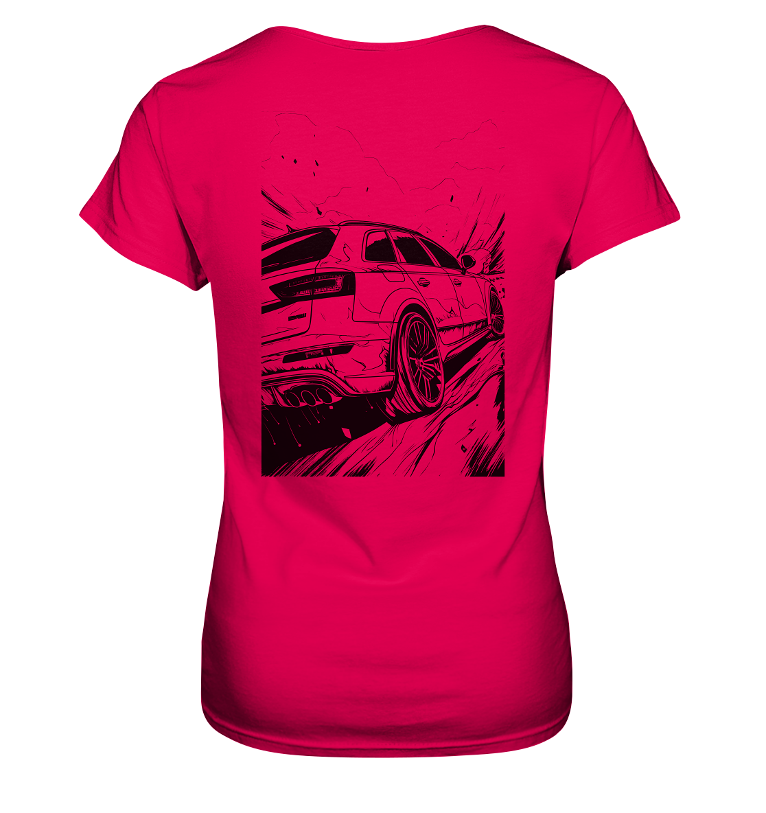 RS4 RS6 Back - Ladies Premium Shirt