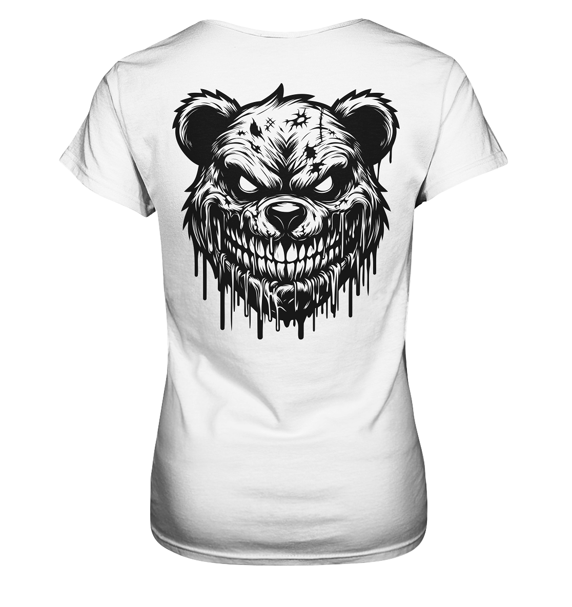 The Zombie Bear  - Ladies Premium Shirt