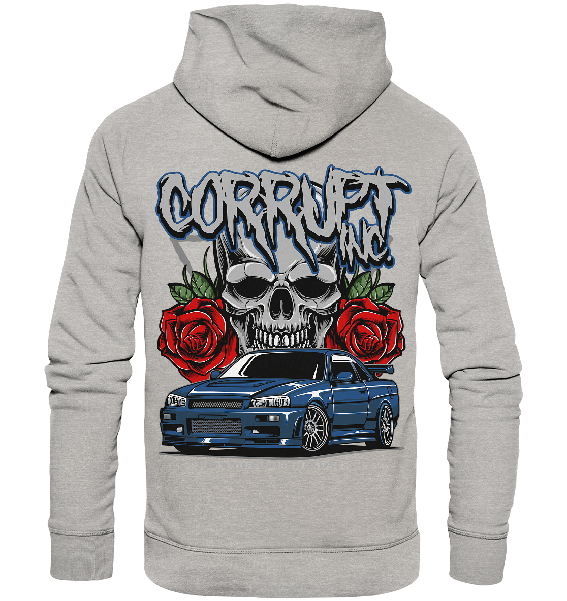 R34 dark night  - Organic Fashion Hoodie