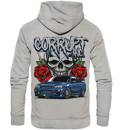 R34 dark night  - Organic Fashion Hoodie