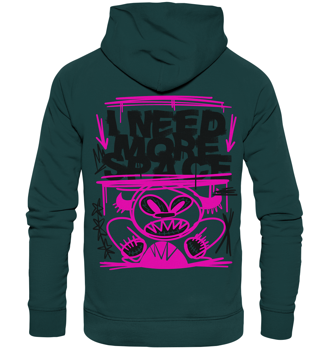 Need more space - Organic Hoodie