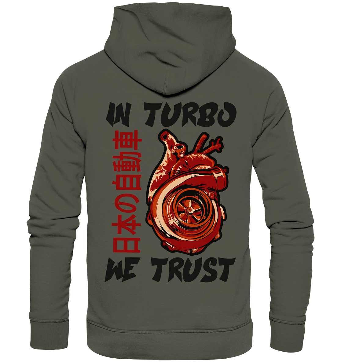 In Turbo We Trust - Organic Hoodie