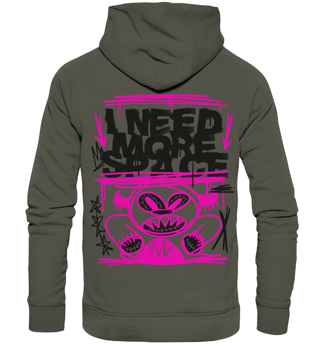 Need more space - Organic Hoodie