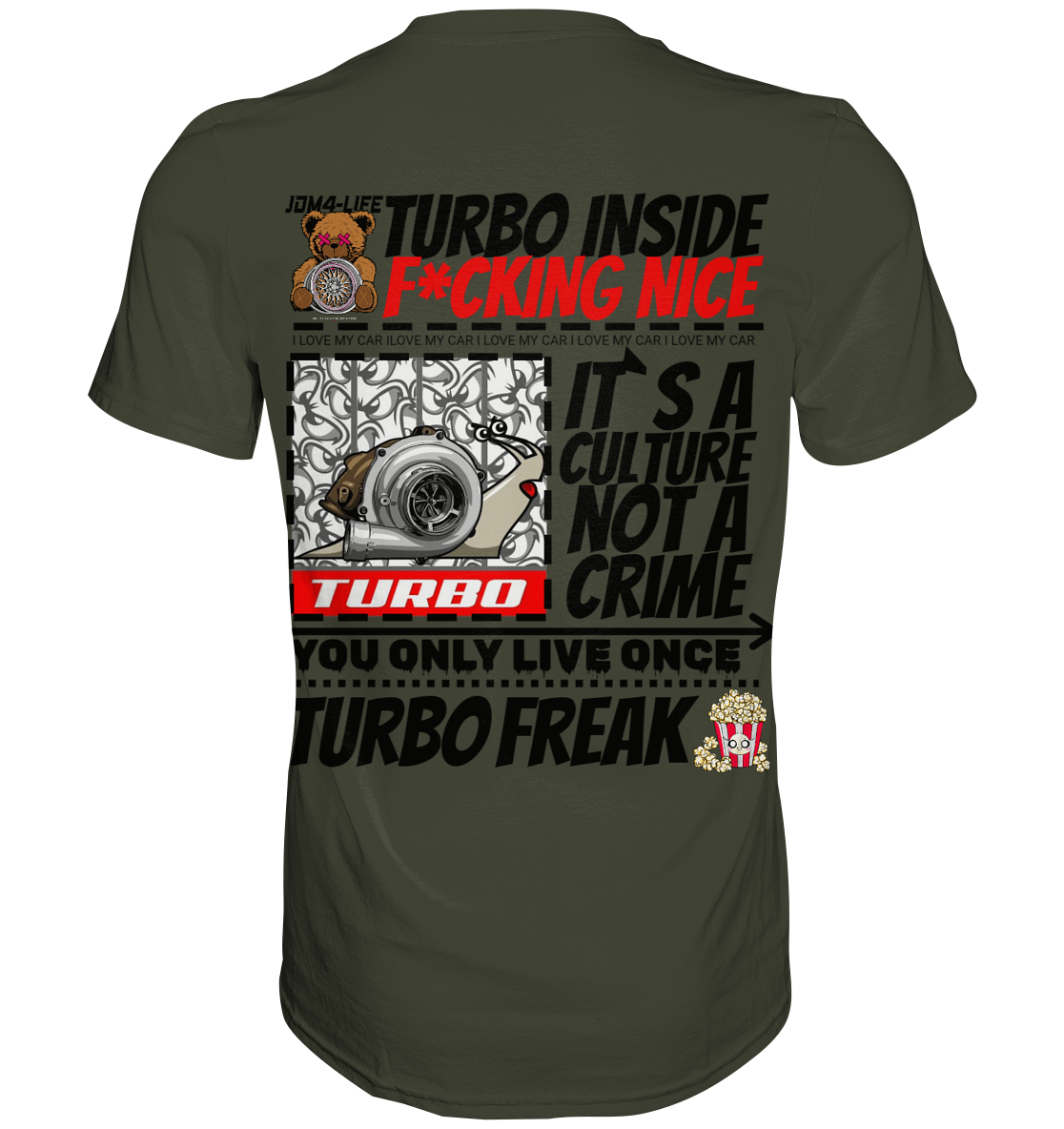 Turbo Inside snake  - Premium Shirt