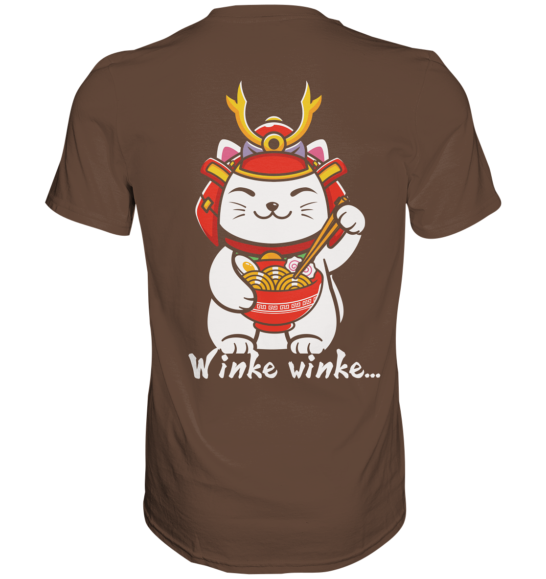 Winke Winke Katze.... - Premium Shirt