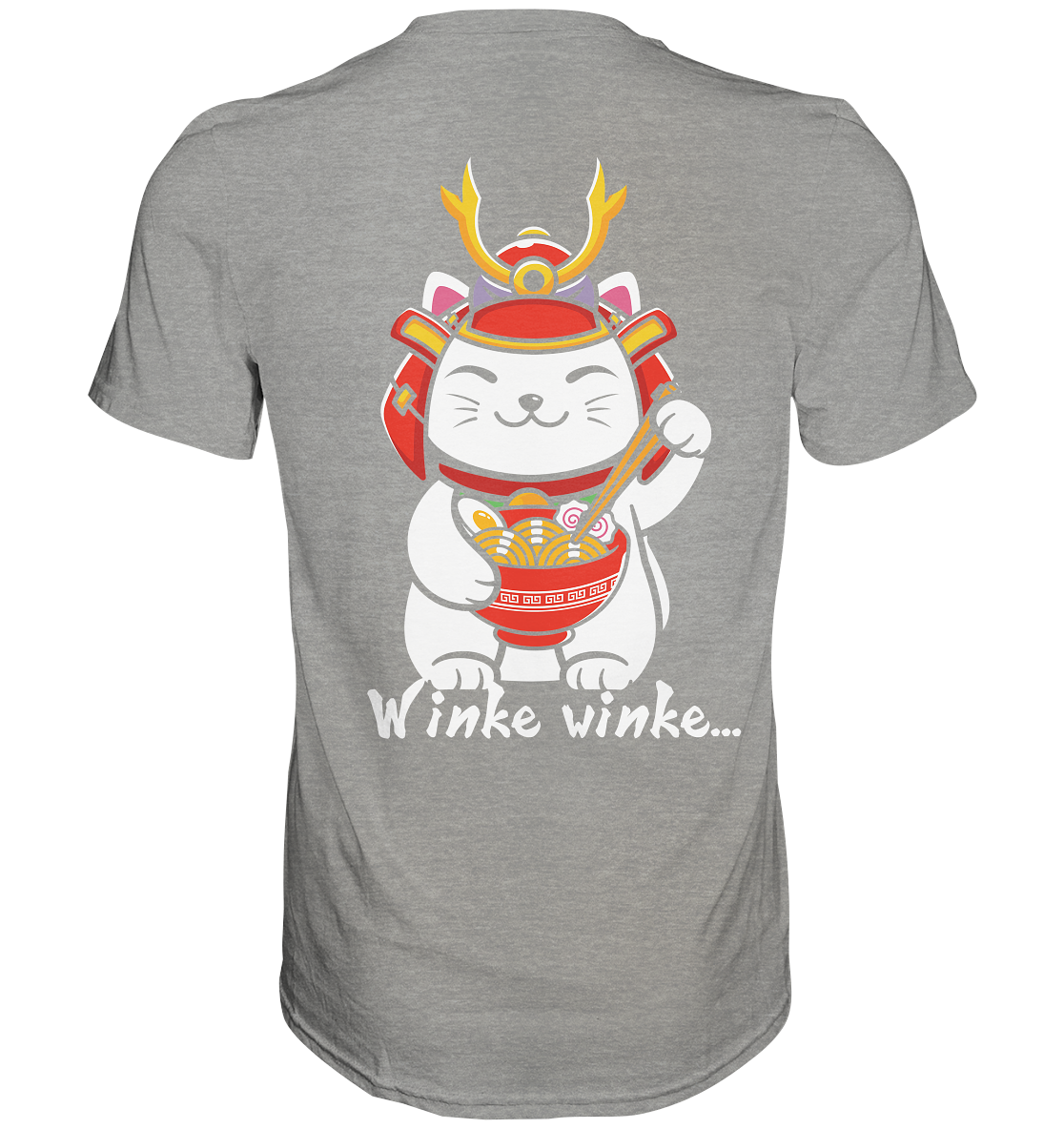 Winke Winke Katze.... - Premium Shirt