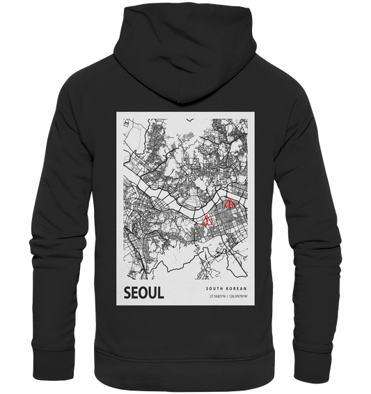 SEOUL Standorte  - Premium Unisex Hoodie