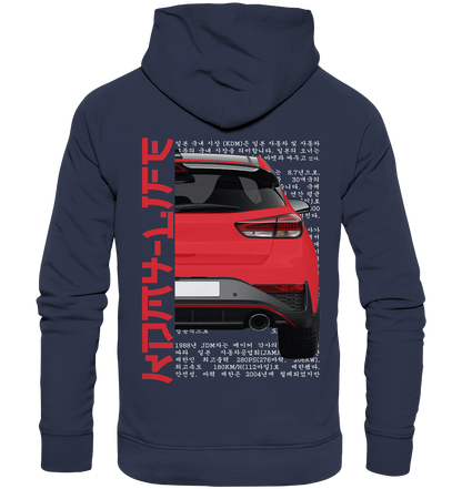 I30N Back Red - Premium Unisex Hoodie