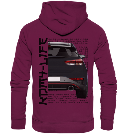 i30n Back Black - Premium Unisex Hoodie