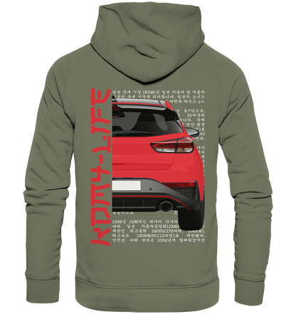 I30N Back Red - Premium Unisex Hoodie