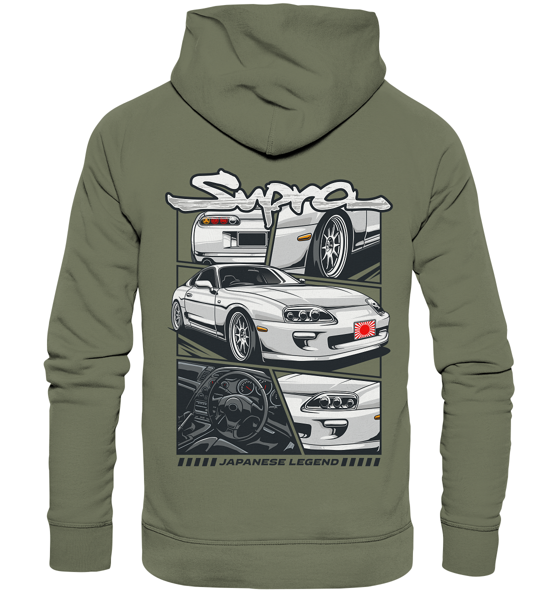 Supra Collage  - Premium Unisex Hoodie