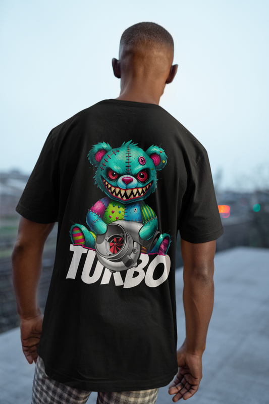 Zombie Turbo Teddy - Heavy Oversized Organic Shirt