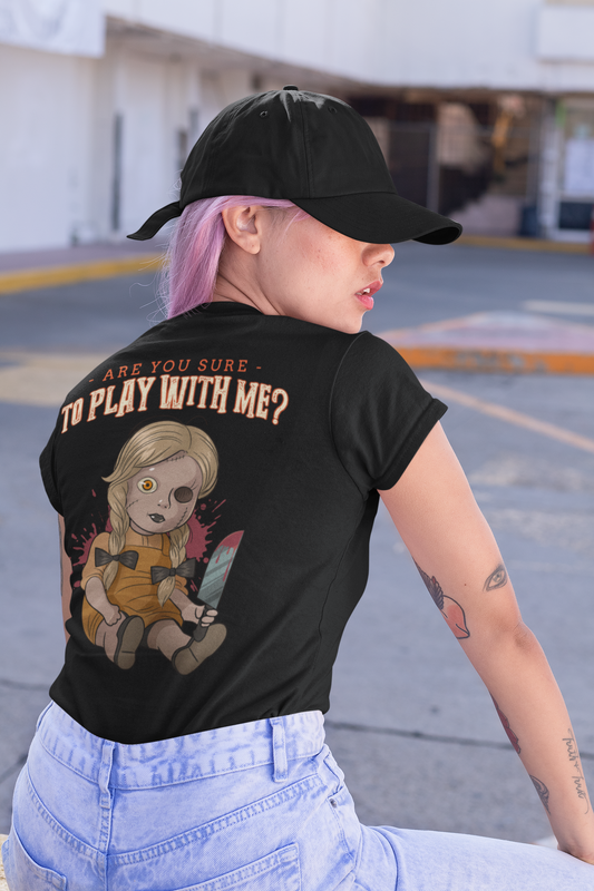 ARe you sure to play with me ? - Ladies Premium Shirt