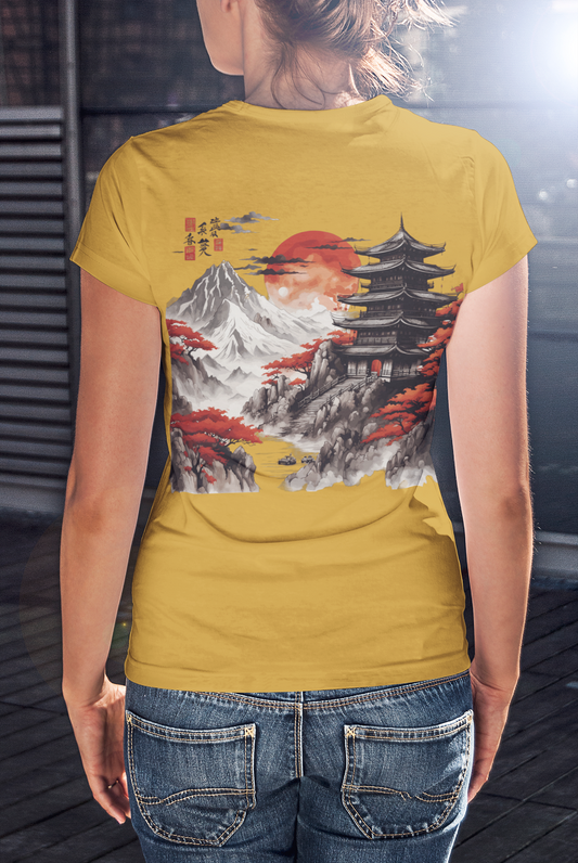 Rising Sun Temple - Ladies Premium Shirt