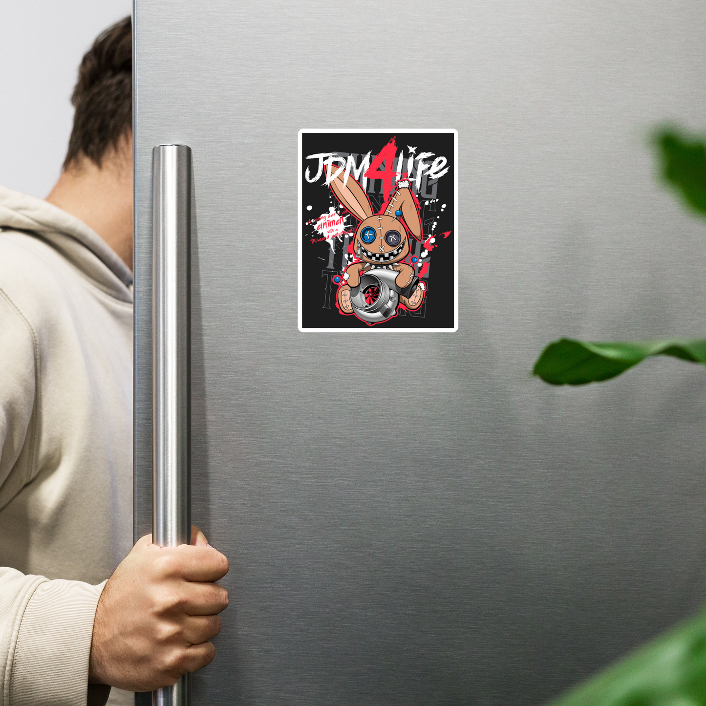 Magnet Zombie Bunny Turbo