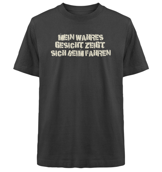 Mein wahres Gesicht.... - Heavy Oversized Organic Shirt