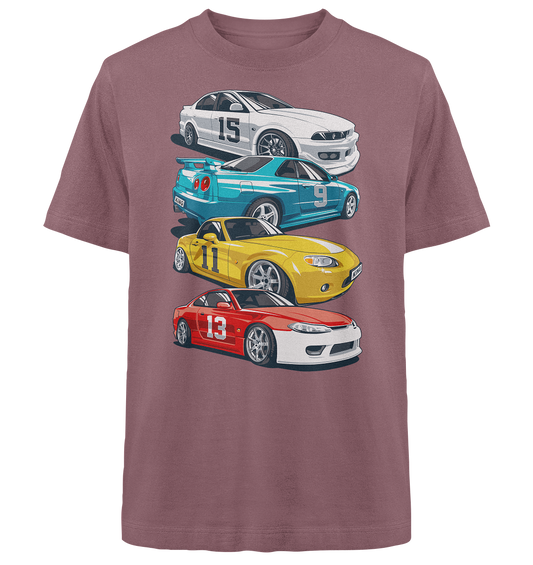 JDM Collage - Heavy Oversized Organic Shirt