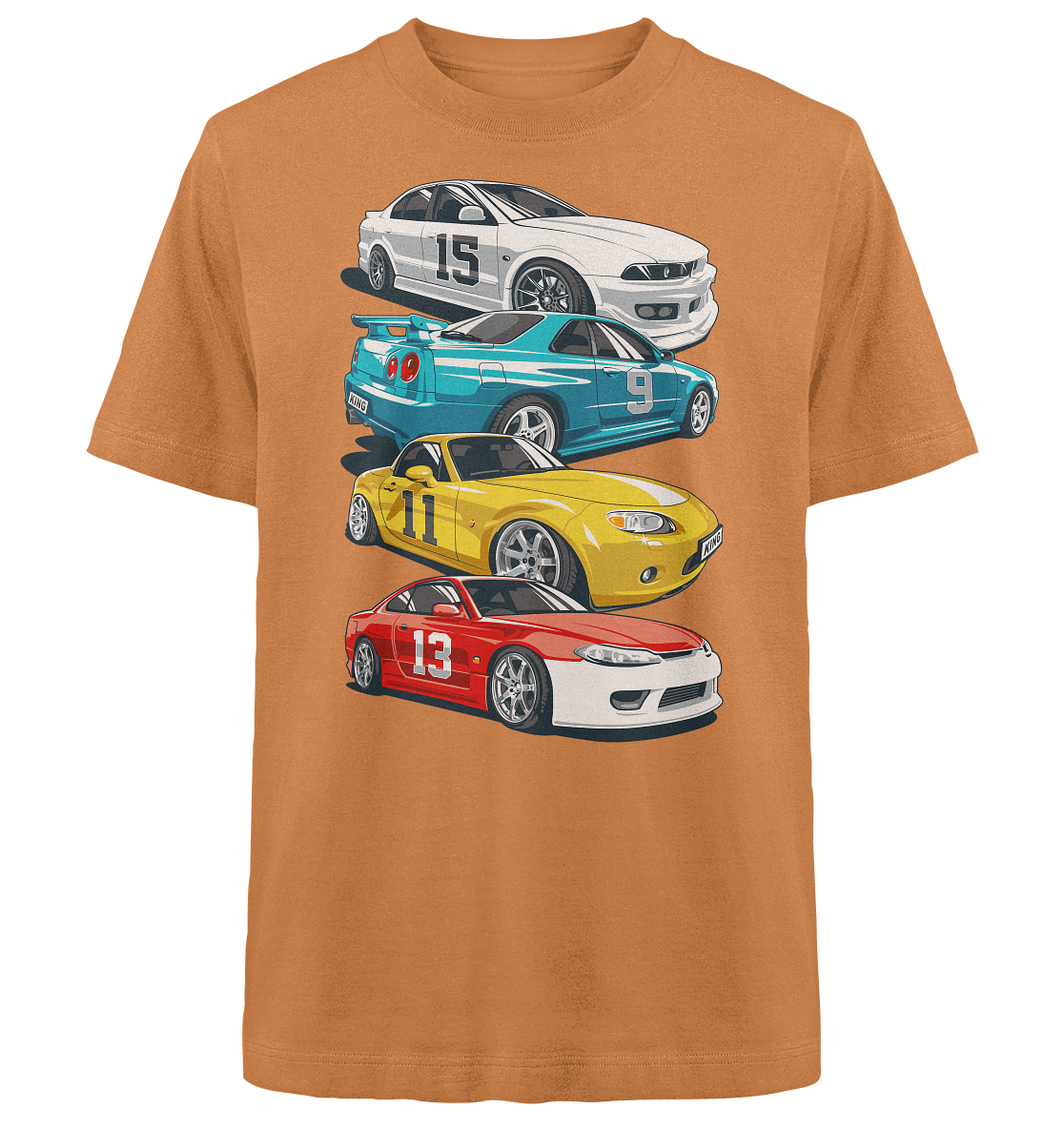 JDM Collage - Heavy Oversized Organic Shirt
