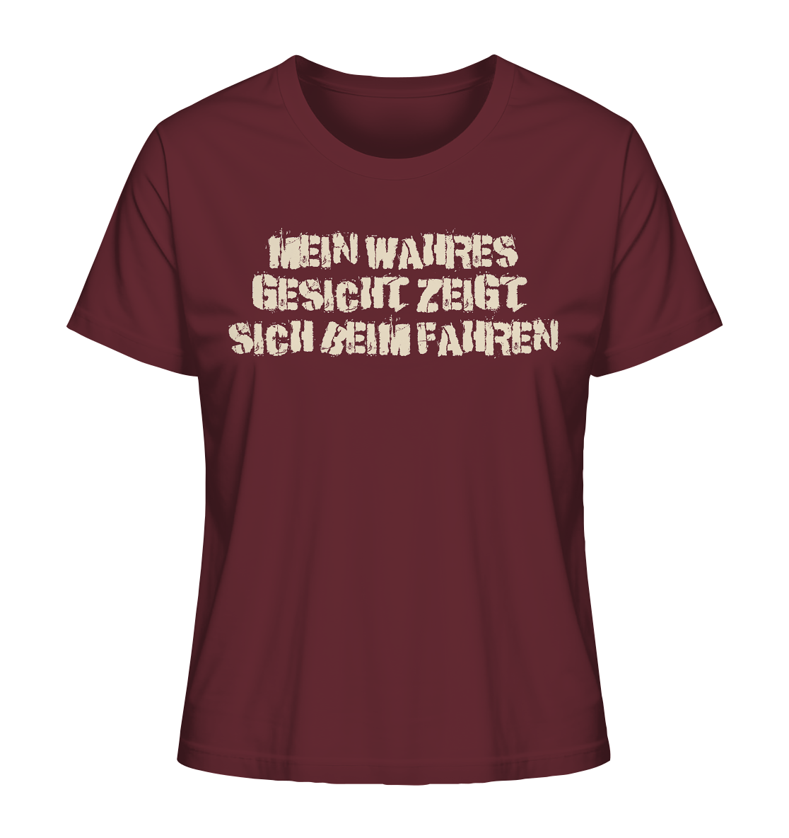 Mein wahres Gesicht.... - Ladies Organic Shirt