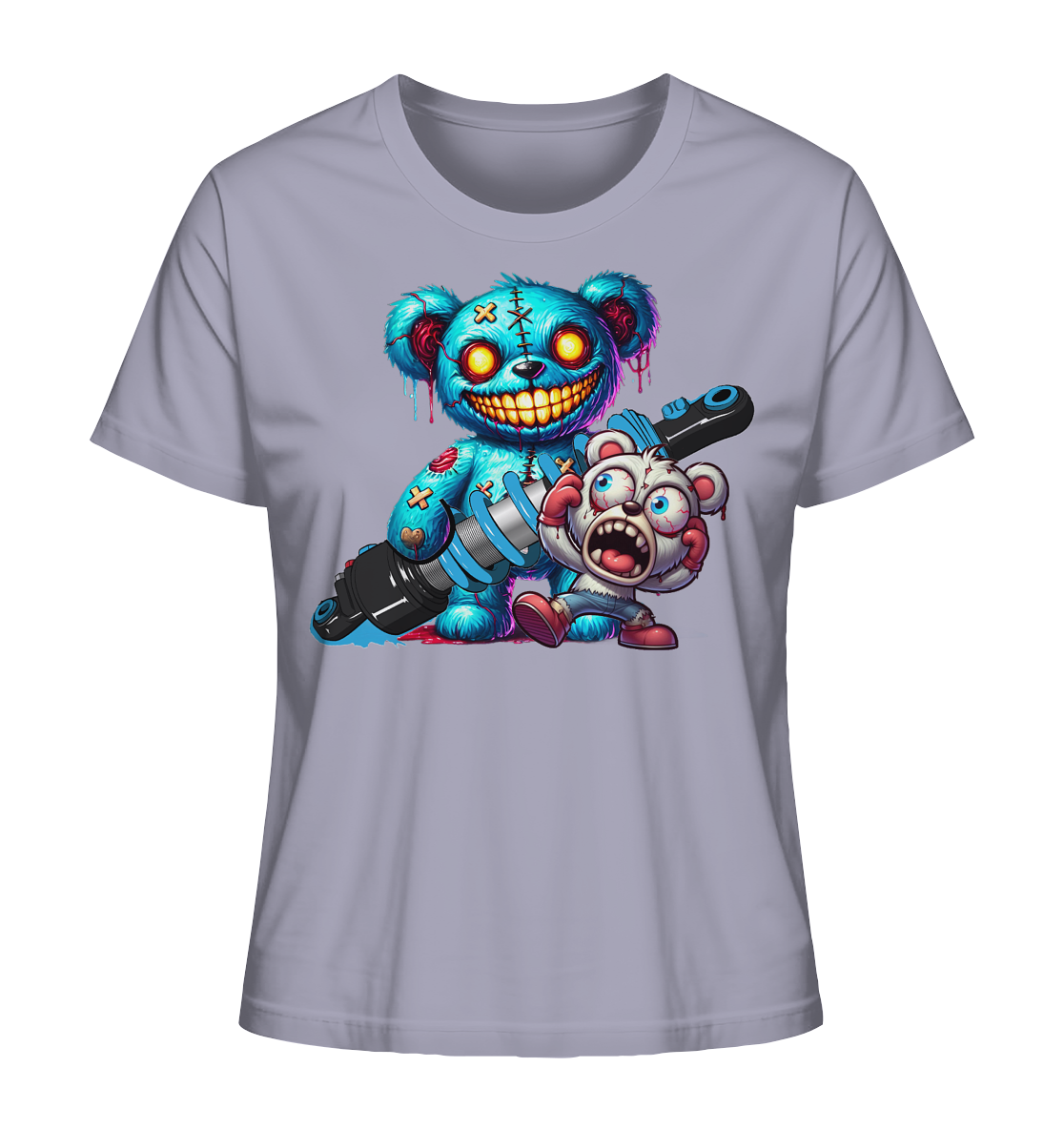 Static Zombie Teddy - Ladies Organic Shirt