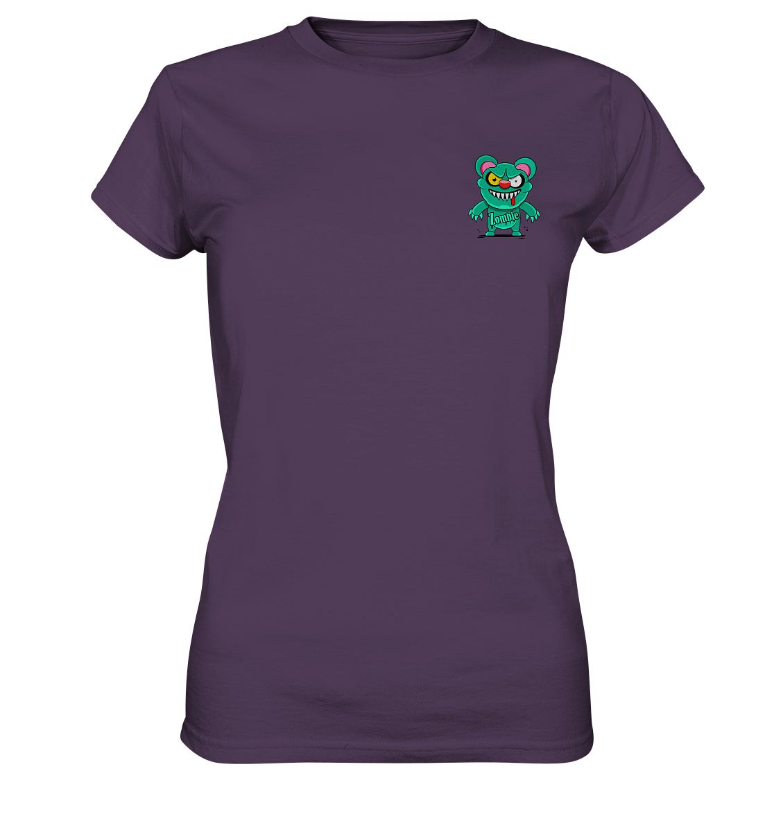 The Zombie Bear  - Ladies Premium Shirt