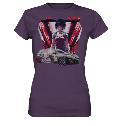 3 M P S Anime car  - Ladies Premium Shirt