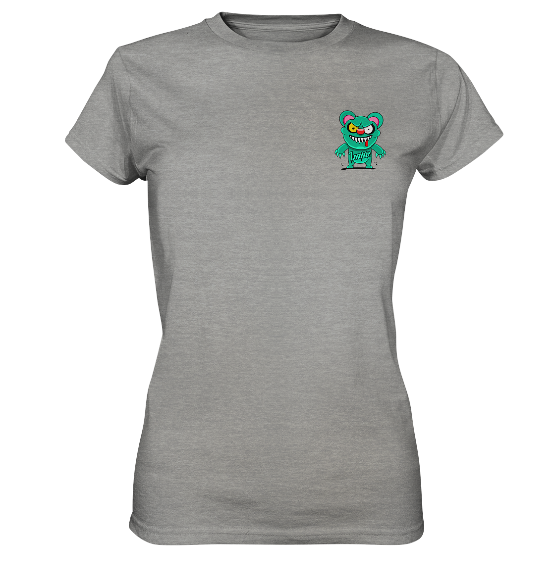 The Zombie Bear  - Ladies Premium Shirt