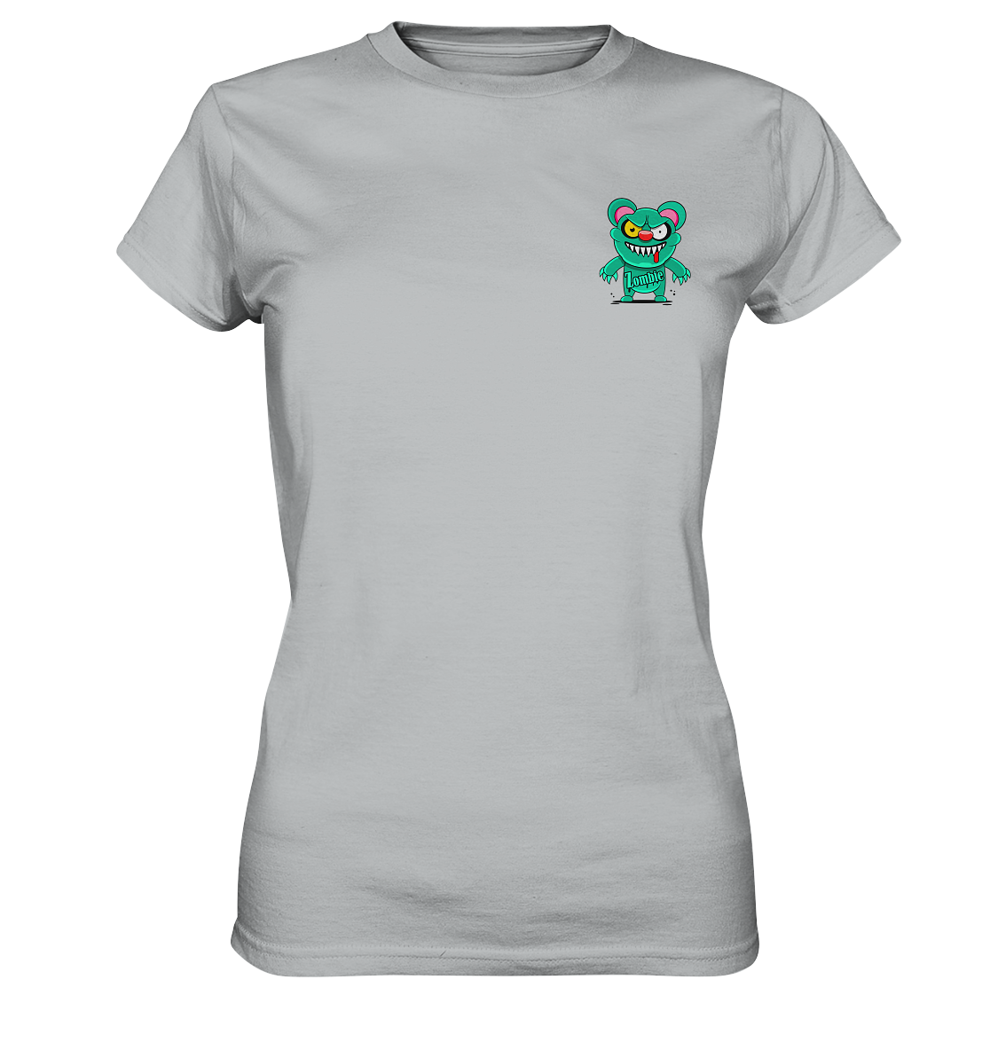 The Zombie Bear  - Ladies Premium Shirt