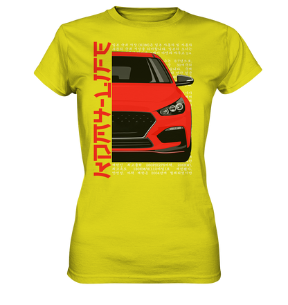 I30N Front Red - Ladies Premium Shirt