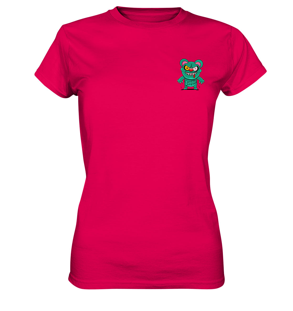 The Zombie Bear  - Ladies Premium Shirt