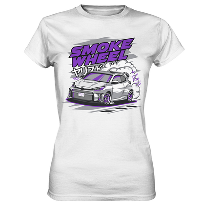 Smoke Wheel GRMN Yaris - Ladies Premium Shirt