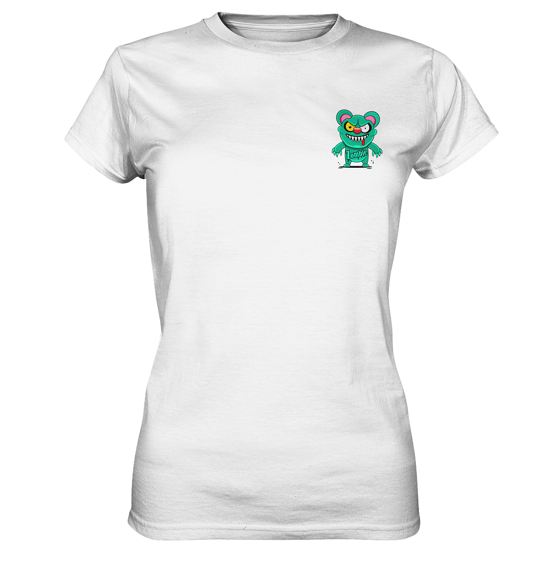 The Zombie Bear  - Ladies Premium Shirt