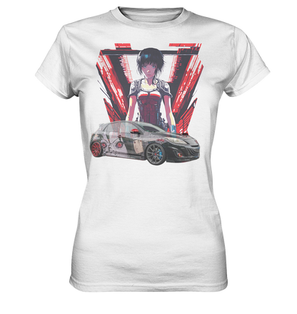 3 M P S Anime car  - Ladies Premium Shirt