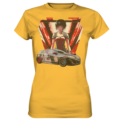 3 M P S Anime car  - Ladies Premium Shirt