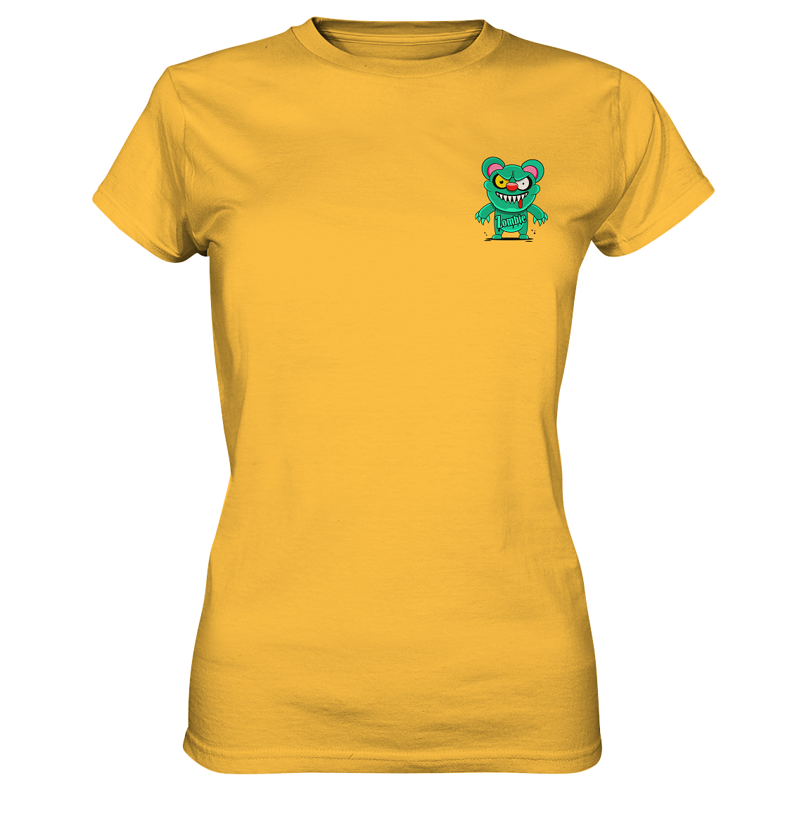The Zombie Bear  - Ladies Premium Shirt