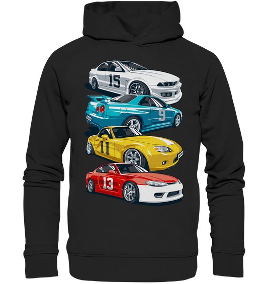 JDM Collage - Organic Fashion Hoodie